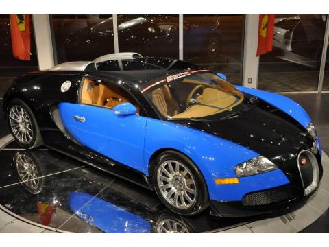 Bugatti Light Blue/Black Bugatti Veyron 16.4.  Click to enlarge.