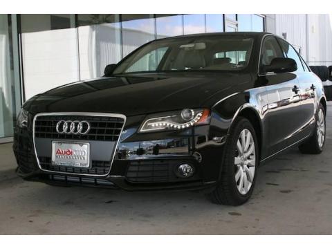 Brilliant Black Audi A4 2.0T Sedan.  Click to enlarge.