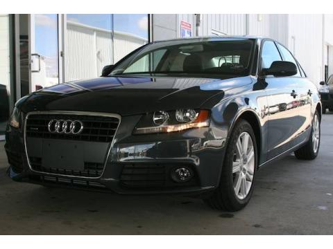 Meteor Gray Pearl Effect Audi A4 2.0T quattro Sedan.  Click to enlarge.
