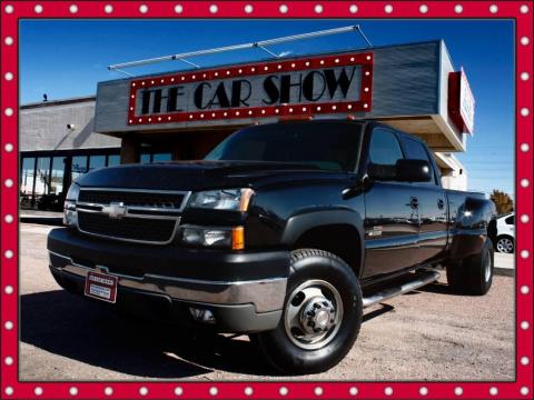 Black Chevrolet Silverado 3500 LS Crew Cab Dually.  Click to enlarge.