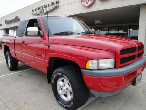 Flame Red Dodge Ram 1500 Sport Extended Cab 4x4.  Click to enlarge.