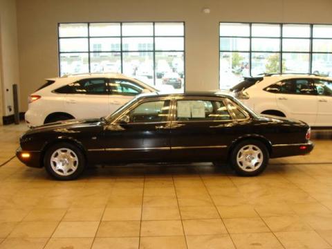 Black Jaguar XJ Vanden Plas.  Click to enlarge.