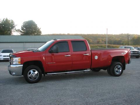 Victory Red Chevrolet Silverado 3500HD LT Crew Cab 4x4 Dually. Click to enlarge. Victory Red Chevrolet Silverado 3500HD LT Crew Cab 4x4 Dually. Click to enlarge.