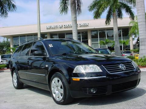Black Volkswagen Passat GLX Wagon.  Click to enlarge.