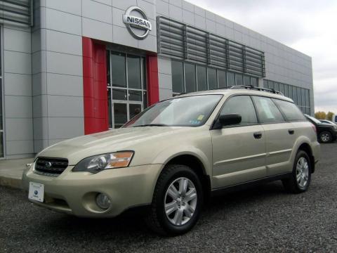 Champagne Gold Opal Subaru Outback 2.5i Wagon.  Click to enlarge.