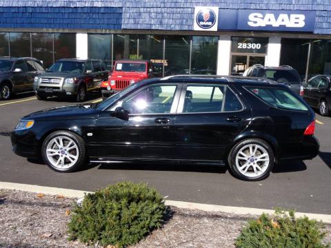 Black Saab 9-5 Aero SportCombi Wagon. Click to enlarge. Black Saab 9-5 Aero SportCombi Wagon. Click to enlarge.