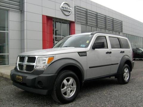 Bright Silver Metallic Dodge Nitro SXT 4x4.  Click to enlarge.