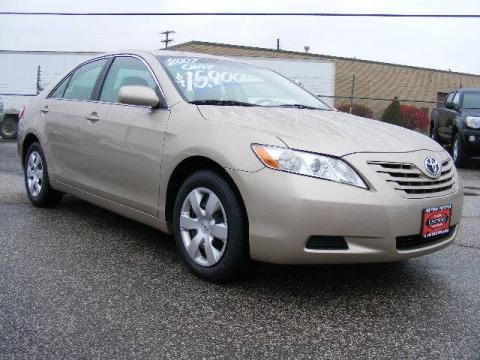 Desert Sand Mica Toyota Camry LE.  Click to enlarge.