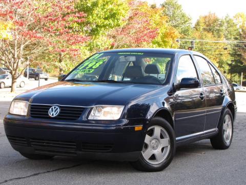 Galactic Blue Volkswagen Jetta GLS Sedan.  Click to enlarge.