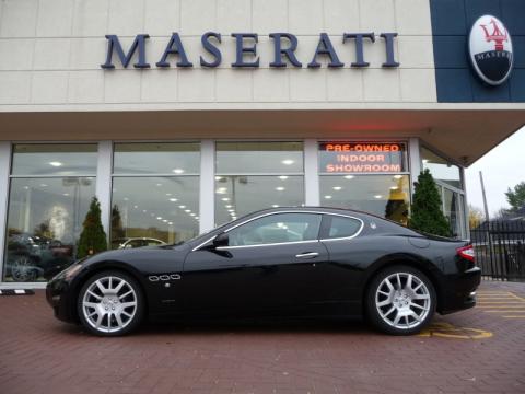 Nero (Black) Maserati GranTurismo .  Click to enlarge.