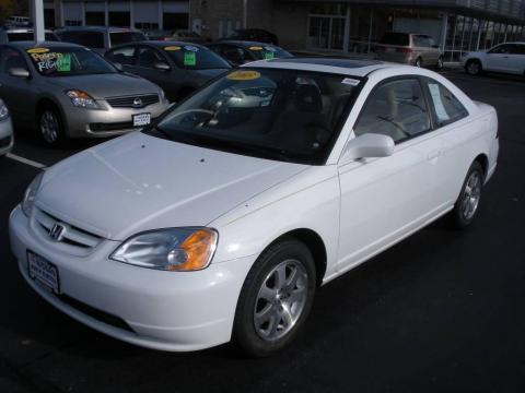 Taffeta White Honda Civic EX Coupe. Click to enlarge. Taffeta White Honda Civic EX Coupe. Click to enlarge.