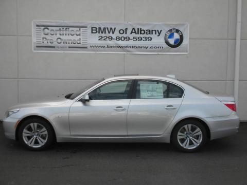 Titanium Silver Metallic BMW 5 Series 528i Sedan.  Click to enlarge.