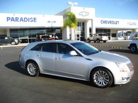 Radiant Silver Metallic Cadillac CTS 4 3.6 AWD Sport Wagon.  Click to enlarge.