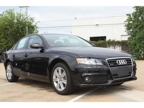 Phantom Black Pearl Effect Audi A4 2.0T quattro Sedan.  Click to enlarge.