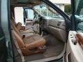  2004 Ford F350 Super Duty Castano Brown Leather Interior #11