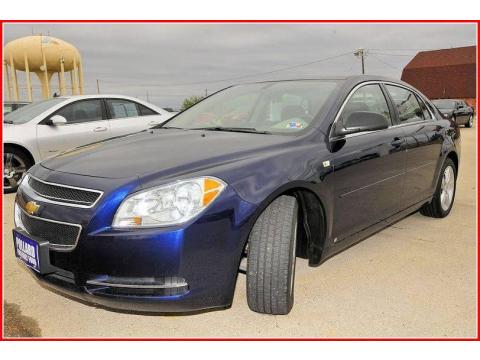 Imperial Blue Metallic Chevrolet Malibu LS Sedan.  Click to enlarge.