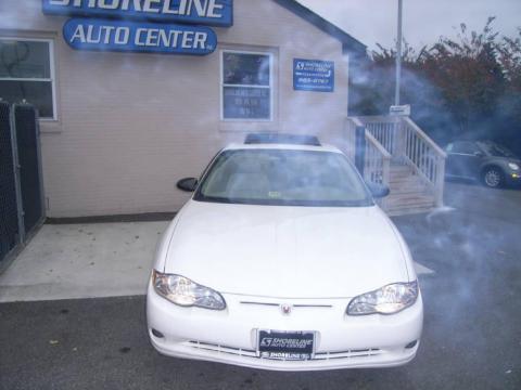 White Chevrolet Monte Carlo LT.  Click to enlarge.