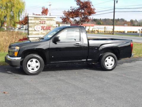 Black Chevrolet Colorado LT Regular Cab.  Click to enlarge.