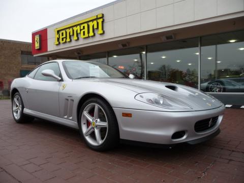 Silver Ferrari 575M Maranello F1.  Click to enlarge.