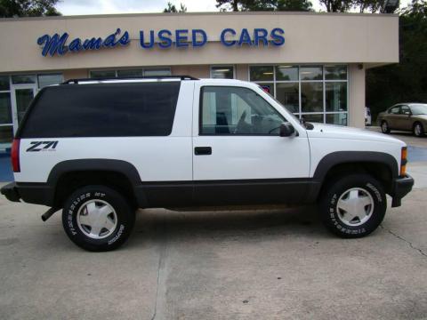 Olympic White Chevrolet Tahoe Z71 4x4.  Click to enlarge.
