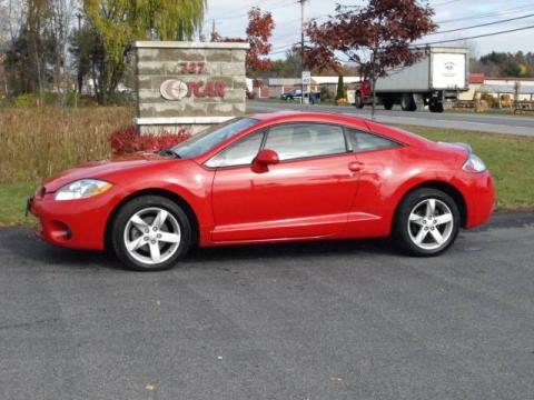 Pure Red Mitsubishi Eclipse GS Coupe.  Click to enlarge.