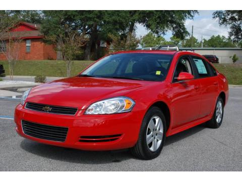 Victory Red Chevrolet Impala LS.  Click to enlarge.