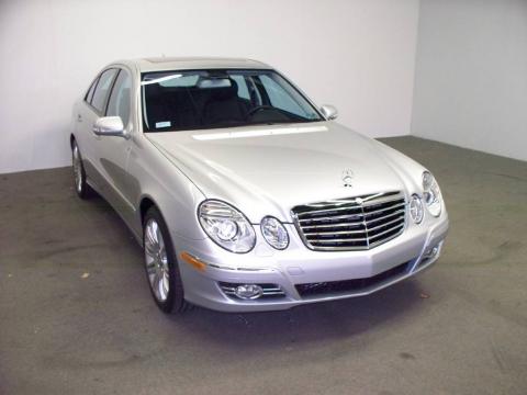 Iridium Silver Metallic Mercedes-Benz E 350 4Matic Sedan.  Click to enlarge.