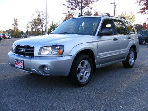 Platinum Silver Metallic Subaru Forester 2.5 XS.  Click to enlarge.