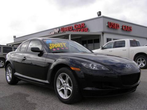 Brilliant Black Mazda RX-8 .  Click to enlarge.
