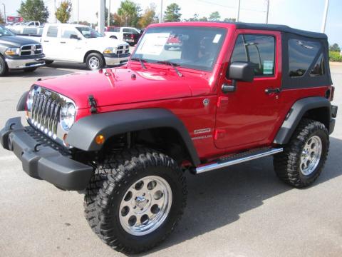 Flame Red Jeep Wrangler Sport 4x4. Click to enlarge. Flame Red Jeep Wrangler Sport 4x4. Click to enlarge.