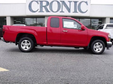 Fire Red 2010 GMC Canyon SLE Extended Cab with Ebony interior Fire Red GMC 