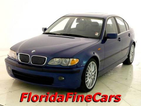 Topaz Blue Metallic BMW 3 Series 330i Sedan.  Click to enlarge.