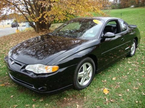 Black Chevrolet Monte Carlo Supercharged SS.  Click to enlarge.