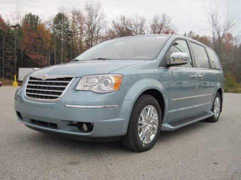 Clearwater Blue Pearl Chrysler Town & Country Limited.  Click to enlarge.