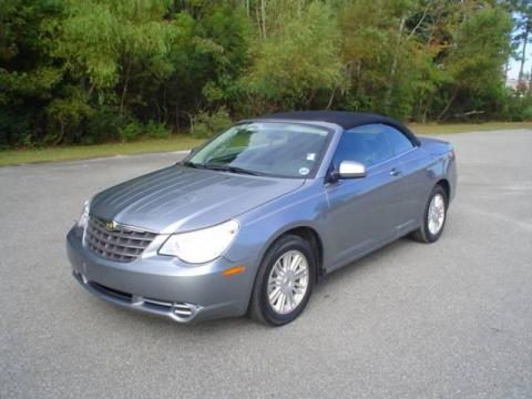 Steel Silver Metallic Chrysler Sebring Touring Convertible.  Click to enlarge.