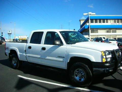 Summit White Chevrolet Silverado 2500HD LT Crew Cab 4x4.  Click to enlarge.