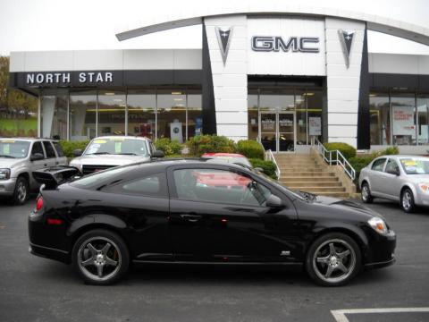 Black Chevrolet Cobalt SS Supercharged Coupe.  Click to enlarge.