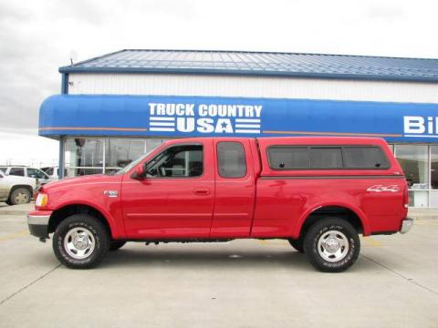 Bright Red Ford F150 XLT SuperCab 4x4.  Click to enlarge.