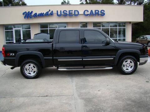 Black Chevrolet Silverado 1500 Z71 Crew Cab 4x4.  Click to enlarge.