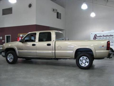 Sandstone Metallic Chevrolet Silverado 2500HD LS Crew Cab 4x4.  Click to enlarge.