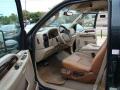  2006 Ford F250 Super Duty Castano Brown Leather Interior #9