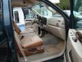  2006 Ford F250 Super Duty Castano Brown Leather Interior #11