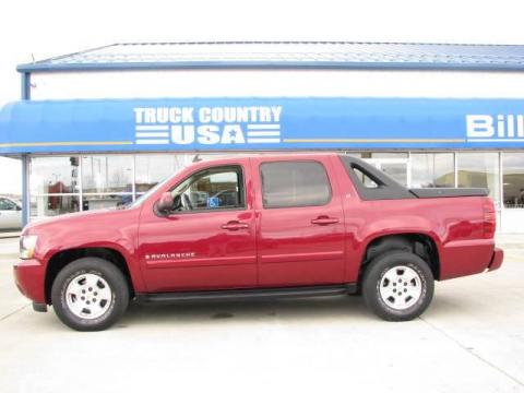 Sport Red Metallic Chevrolet Avalanche LT 4WD.  Click to enlarge.