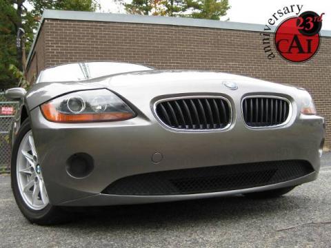 Sterling Grey Metallic BMW Z4 2.5i Roadster.  Click to enlarge.