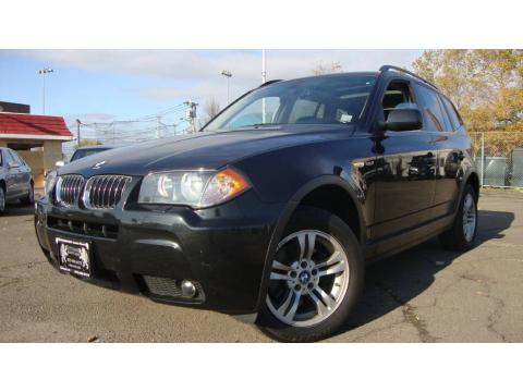 Jet Black BMW X3 3.0i.  Click to enlarge.