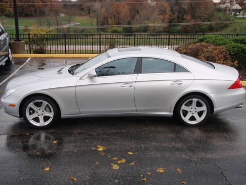Iridium Silver Metallic Mercedes-Benz CLS 550.  Click to enlarge.