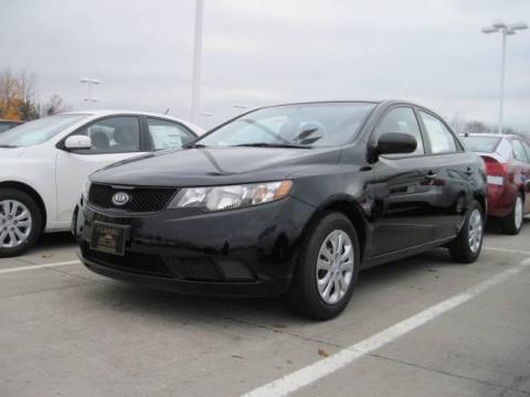 Ebony Black Kia Forte LX.  Click to enlarge.
