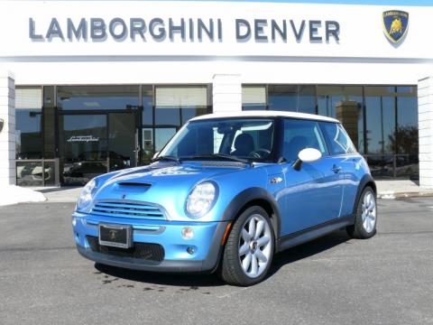 Electric Blue Metallic Mini Cooper S Hardtop.  Click to enlarge.