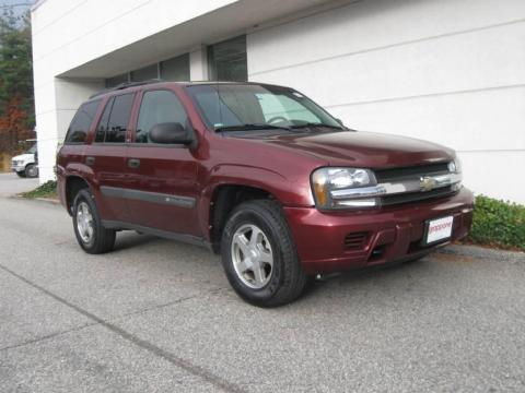 Majestic Red Metallic Chevrolet TrailBlazer LS 4x4.  Click to enlarge.
