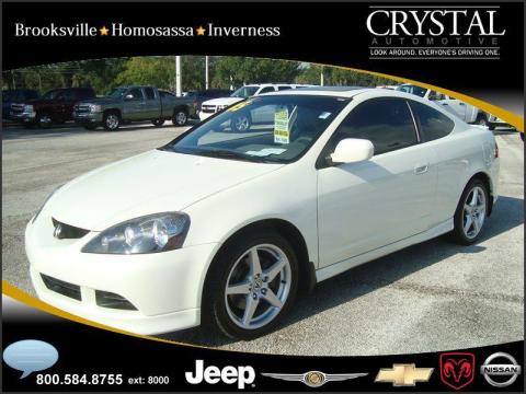 Taffeta White Acura RSX Type S Sports Coupe.  Click to enlarge.